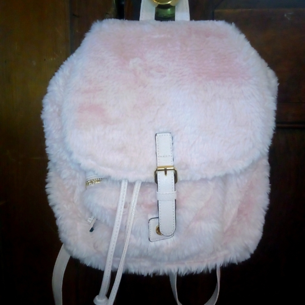 Pink backpack